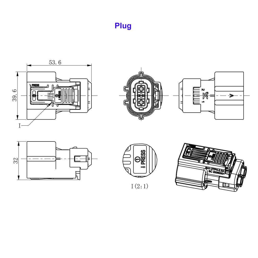 Соединитель жгут проводов со склада, Hvil соединитель высокого напряжения для автомобильного зарядного устройства