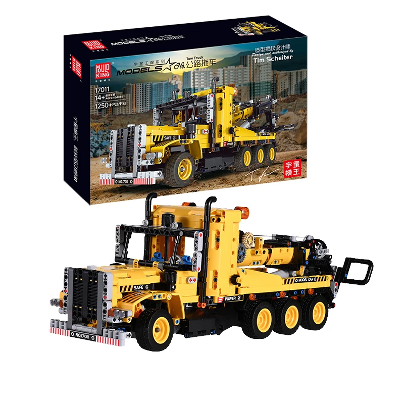2022 Newest Mould King 17011 Moc Tow off-road Truck Model Building Blocks Bricks Educational Kids Legoie Toys 1250pcs