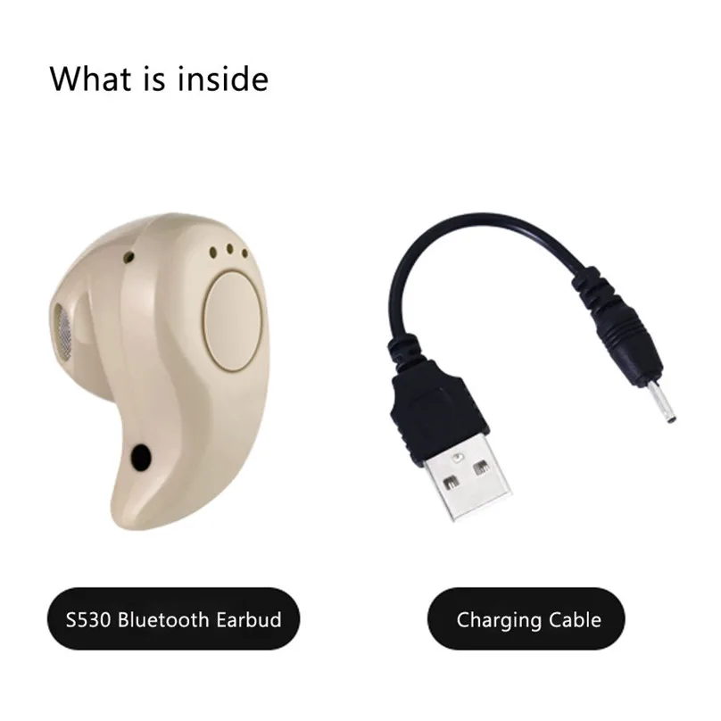 Миниатюрные беспроводные Bluetooth-наушники, наушники-вкладыши S530, гарнитура Hands free, Bluetooth стерео наушники, наушники-вкладыши, гарнитура
