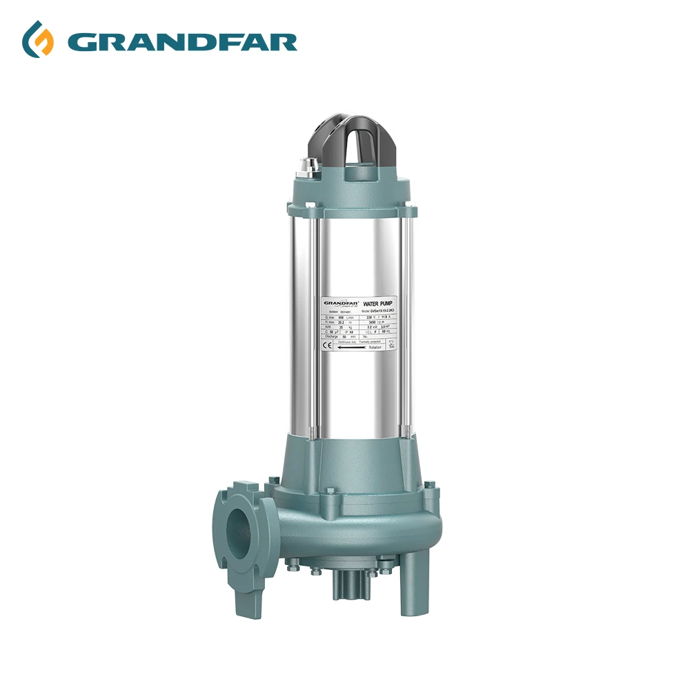 GRANDFAR Hot sale Factory Stainless steel Submersible sewage pump Sump water pump