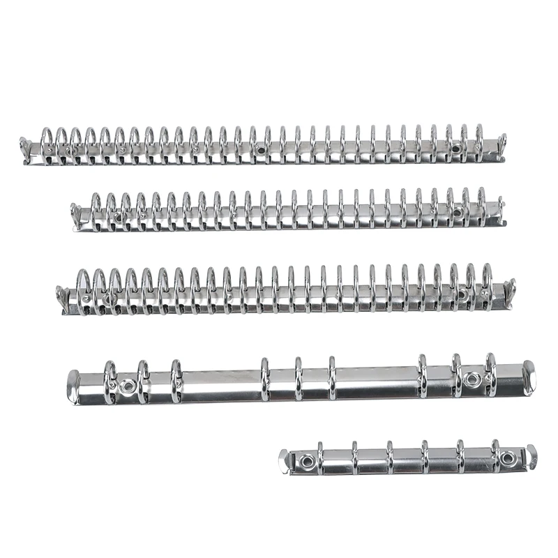 customization A4/A5/A6 Spiral Ring Binder Loose Leaf Multi Ring O Loop mechanism Planner Portfolio Binder Clip