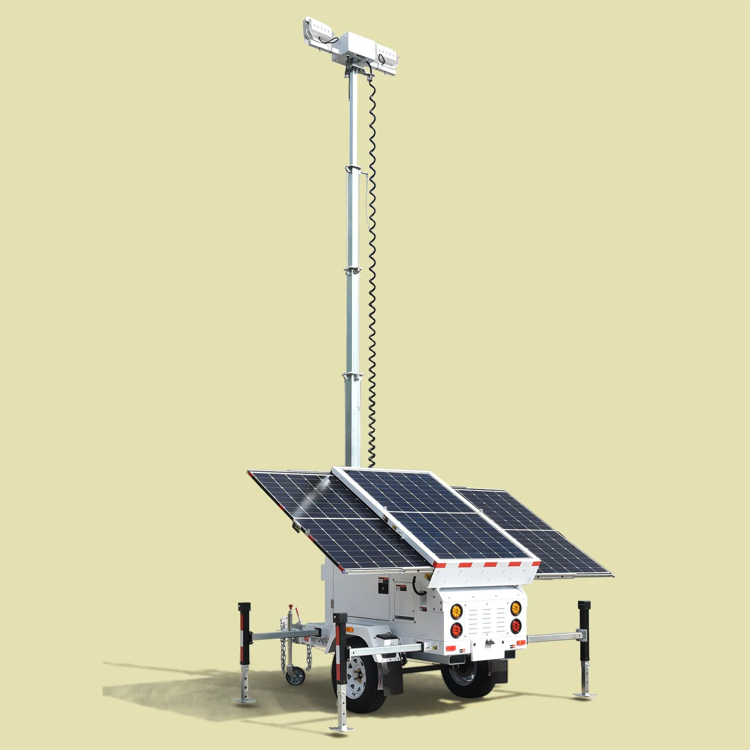 Green Power Solar LED Mobile Light Tower