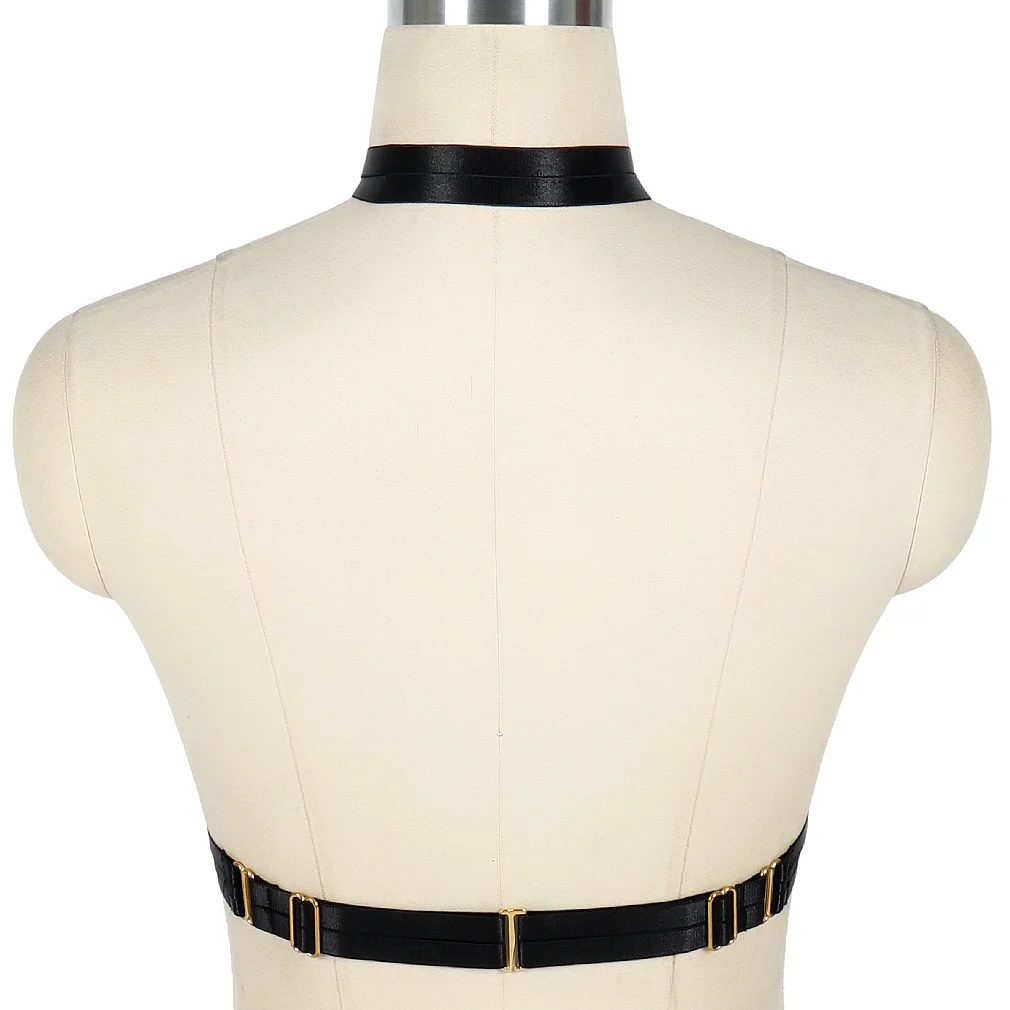 Gothic Garter Sword Belt Suspenders Sexy Ladies Women Body Harness Bra Fetish Chest Bondage Lingerie Erotic Cage Bra