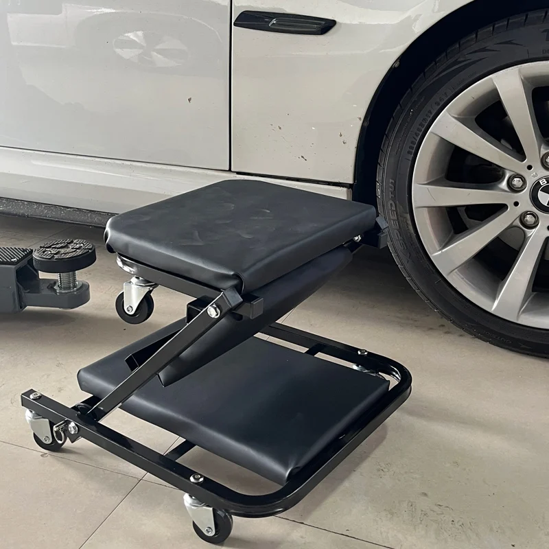 ET Factory 36 inch 2 in 1 Z Creeper 300LBS Mechanic Rolling Garage Shop Seat Low Profile Stool for Auto Repair