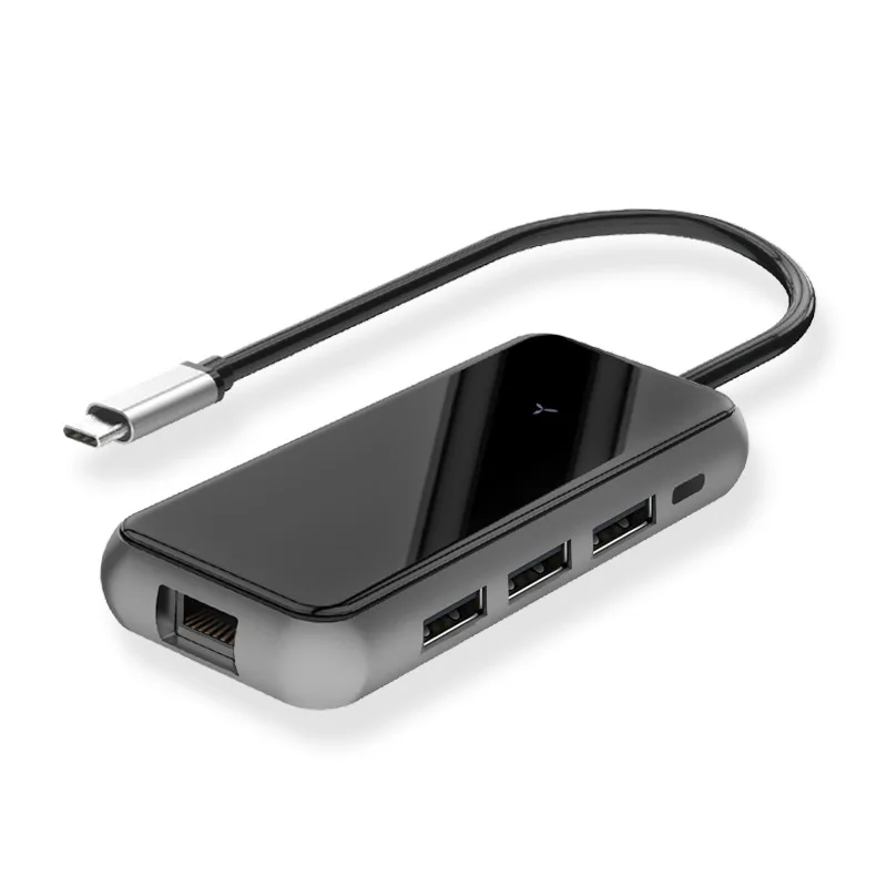 USB 3,0 разветвитель HDMI адаптер USB C Type C 3,1 док-станция для ноутбука 8 в 1 USB-хабы