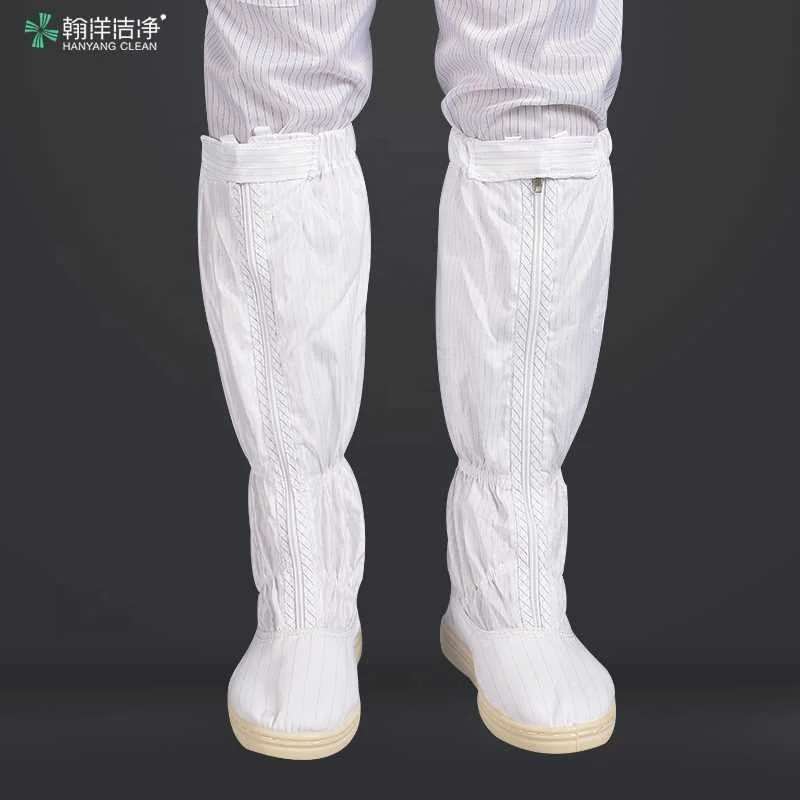Cleanroom unisex gender PVC sterile autoclavable sole esd antistatic boot