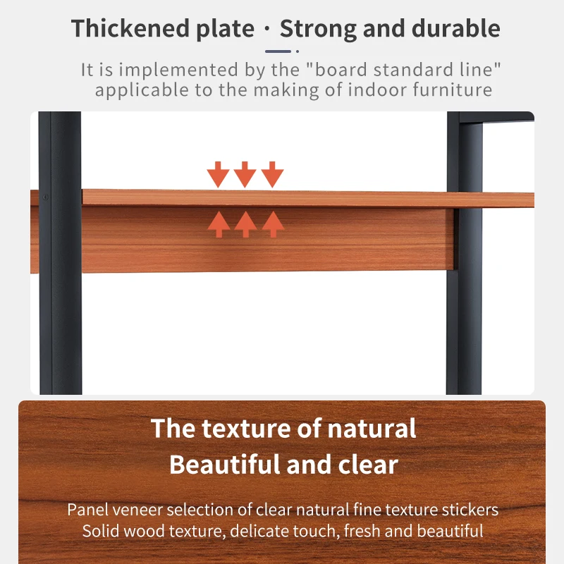 Modern library living room modern industrial style designer furniture wooden bookshelf  bookcase