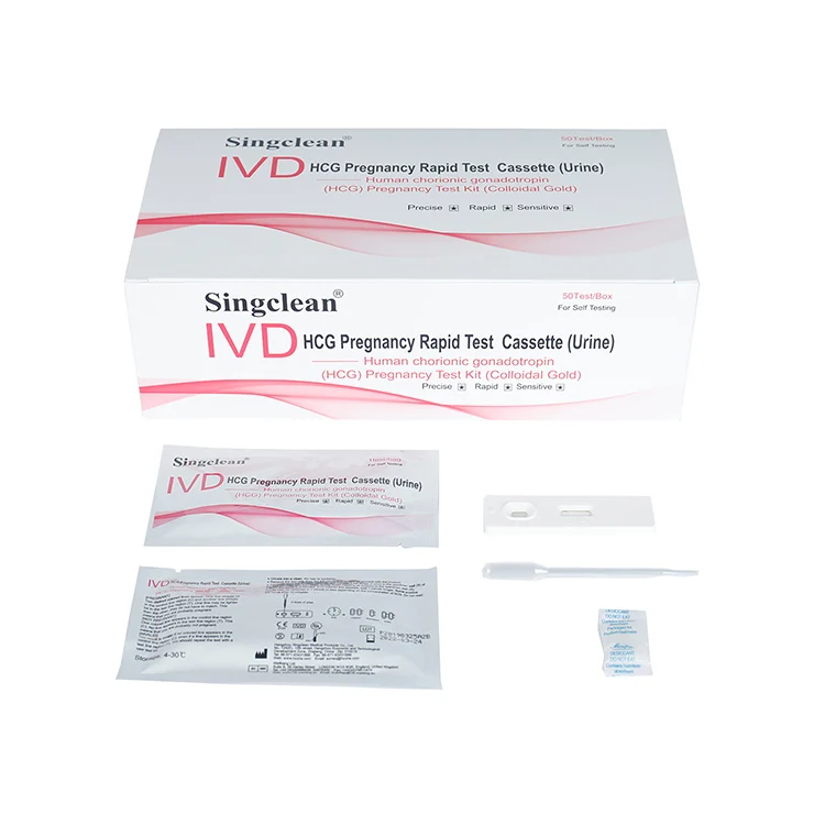 Низкая цена по прейскуранту завода-изготовителя раннее обнаружение медицинский один шаг тест на беременность сертификат