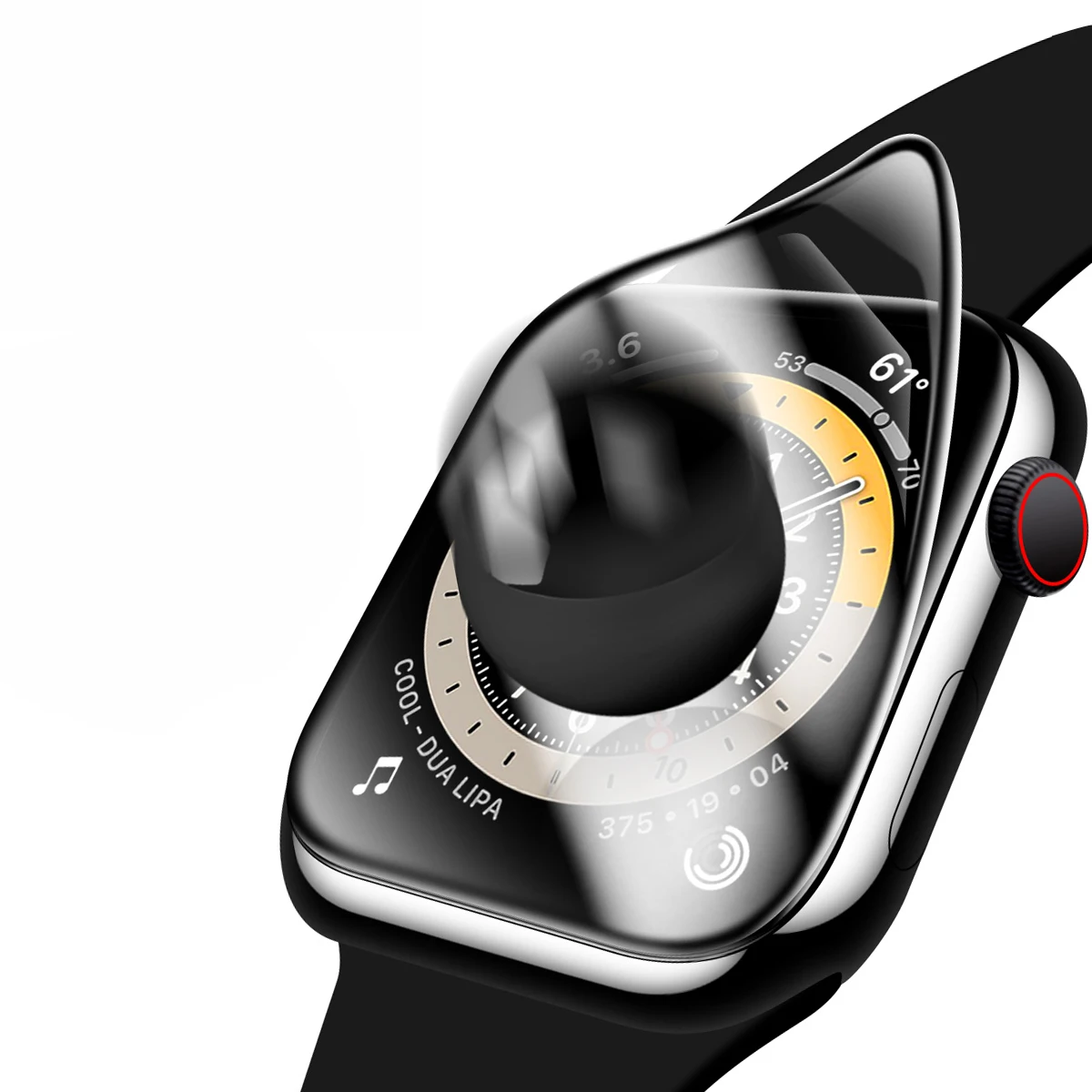 3D Водонепроницаемая Защита экрана для Apple Watch 7 6 SE 5 4 45 мм 41 40 44 не закаленное стекло iwatch 3 2 1 38