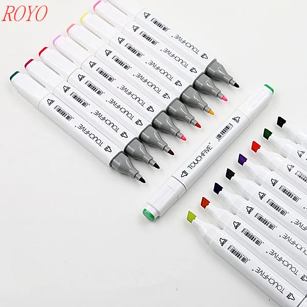 
Hot Selling168 Colors Dual Tip Art Markers,Permanent Marker Pens Highlighters With Black Bag 