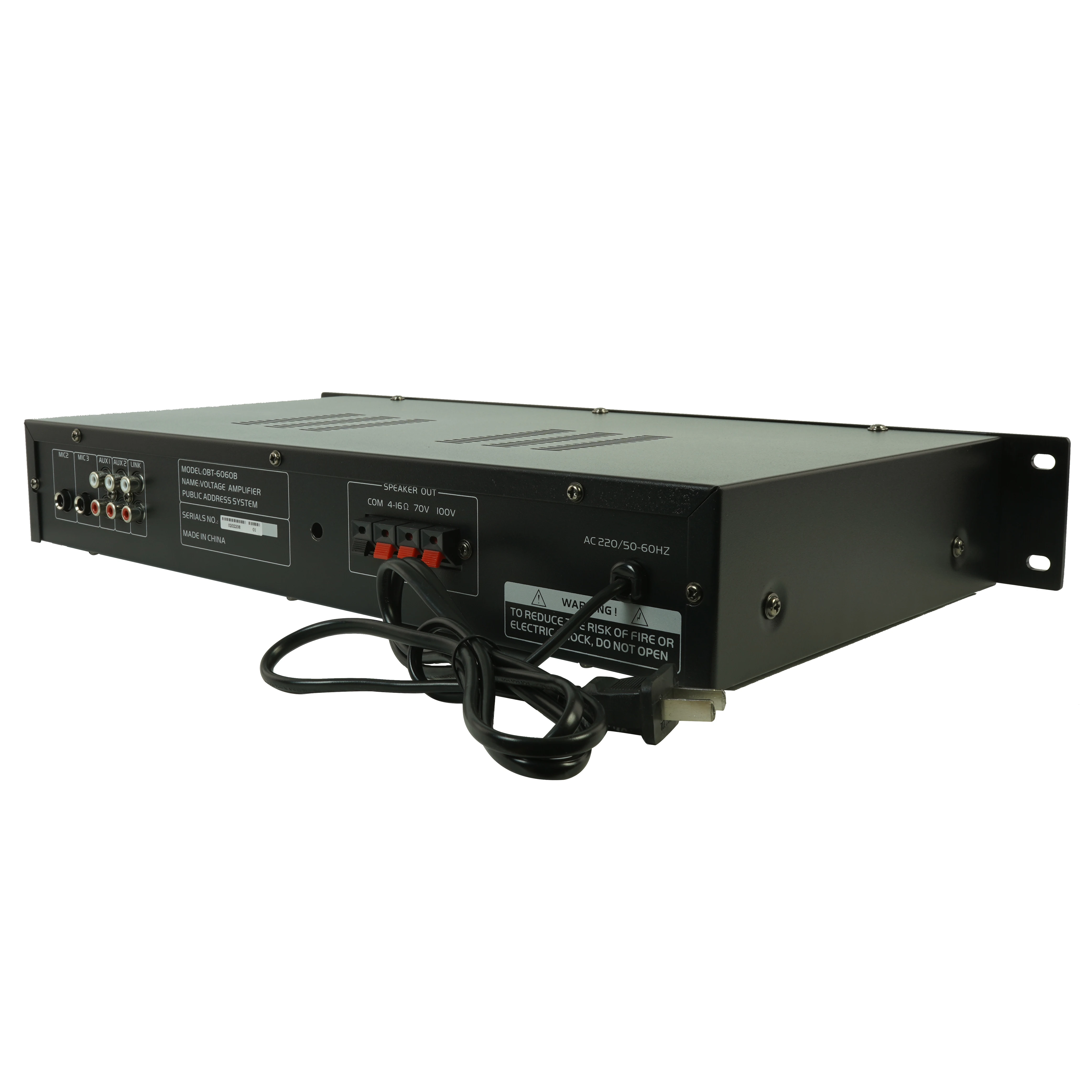OBT-6060 профессиональный аудио усилитель встроенный Fm-радио модуль мини Mp3 микшер