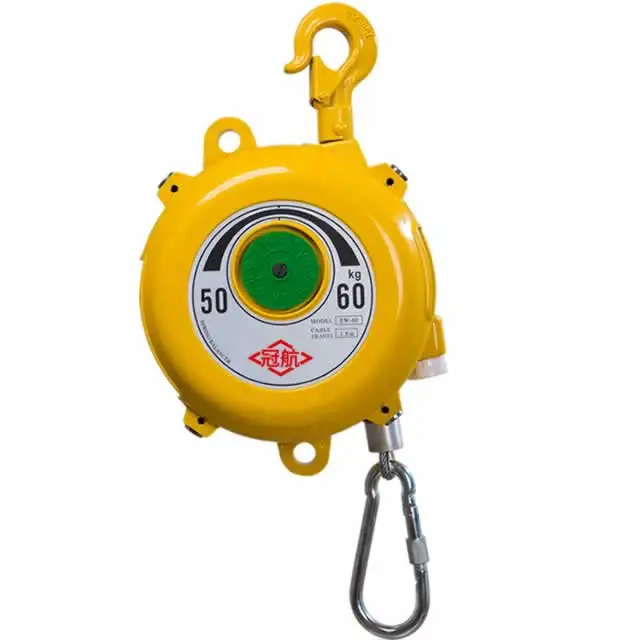 Heavy duty spring balancer EW50-60kg self-locking tower crane hook Balancer Spring Balancer
