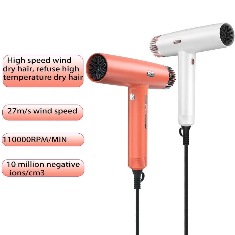 Smart Sensing Blow Dryer with Magnetic Nozzle 110000RPM High-speed Hair Dryer for Fast Dry