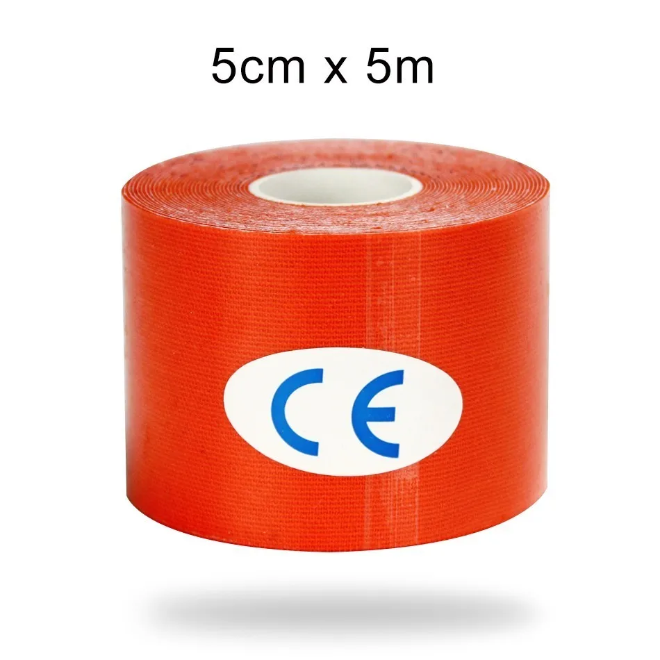 Adhesive Waterproof K Strapping Muscle Tape Medical Cotton Sport Tape for Gym Fitness Bandage Sports Tape