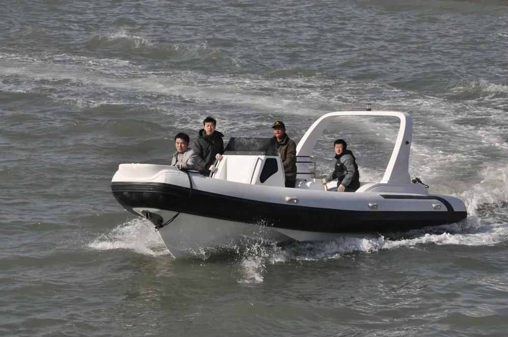Liya 7.5m rib boat and yacht price twin motor inflatable boat luxury yacht sale