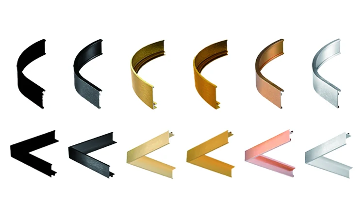 Gold Long Sample Rectangular Body Mirror Full Length Standing Floor Bedroom Cheap Mirror Aluminum Alloy Frame Dressing Mirrors