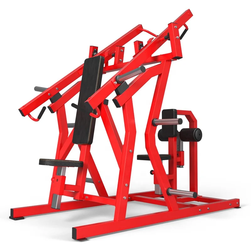 Gym Equipment Weight Machine Plate Loaded Dual Functional Iso-Lateral Chest Back For Sale