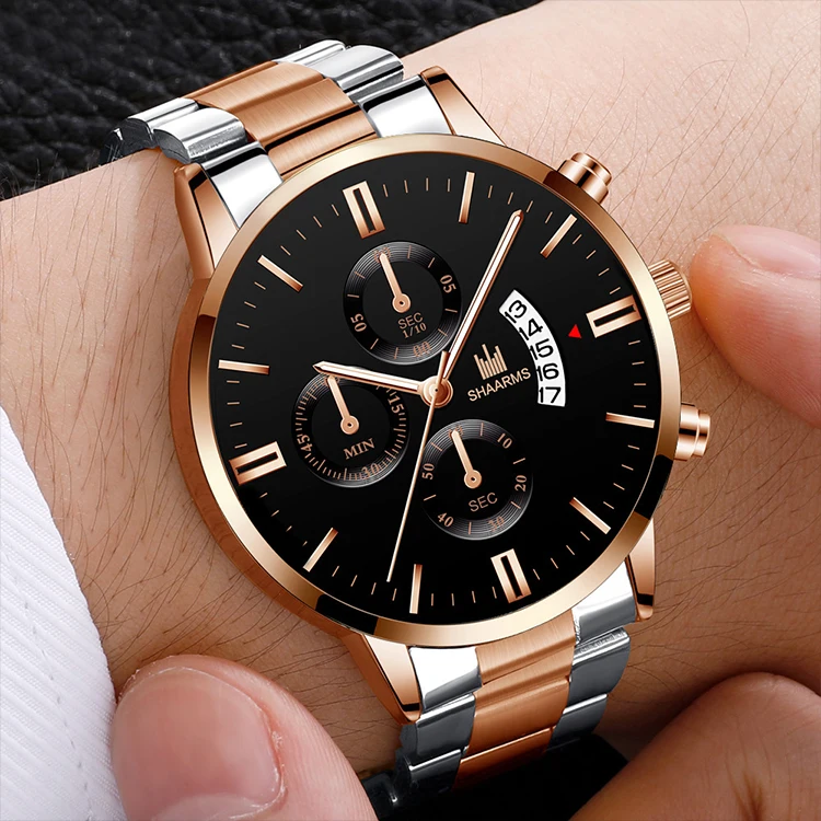 Оптовая продажа с завода, мужские часы Reloj Hombre из сплава, роскошные мужские наручные часы из нержавеющей стали