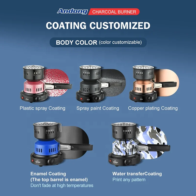 Andong 650W OEM ODM wholesale hookah accessories portable electric charcoal heater burner for shisha