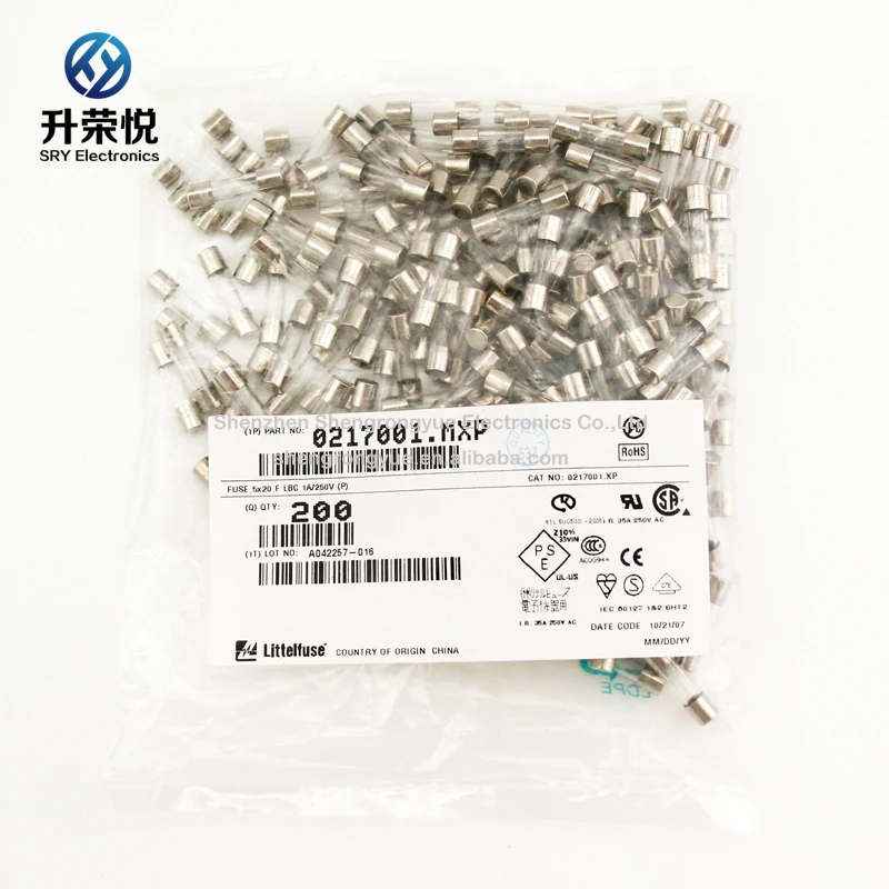 Littelfuse 0217.800MXP Стекло Предохранитель 800mA 0.8A 250 В 5x20 мм Быстрый Удар предохранитель