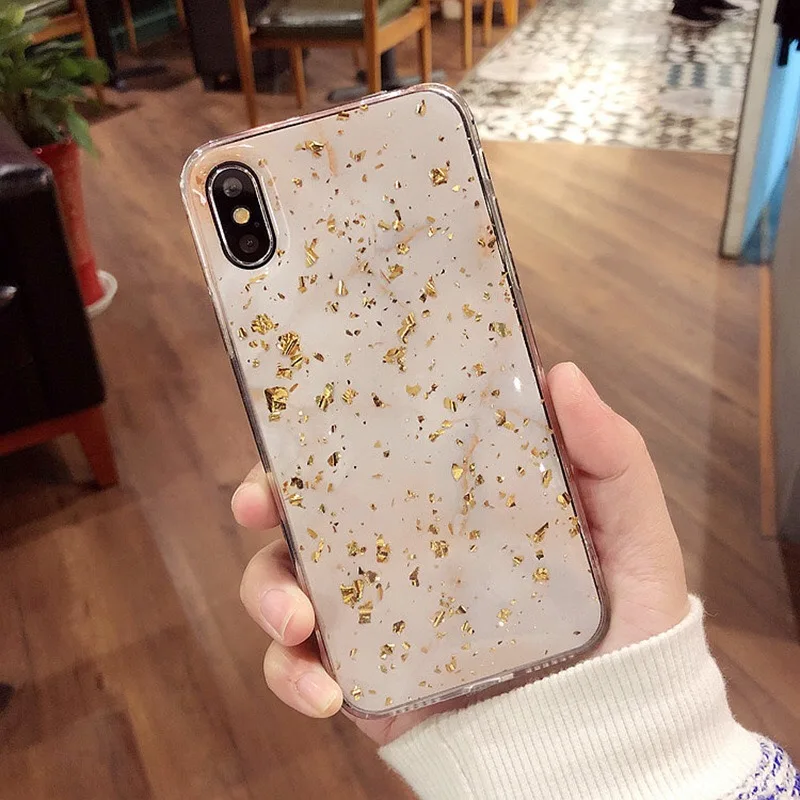  Блестящий блестящий чехол для телефона из ТПУ iphone Аксессуары мобильных