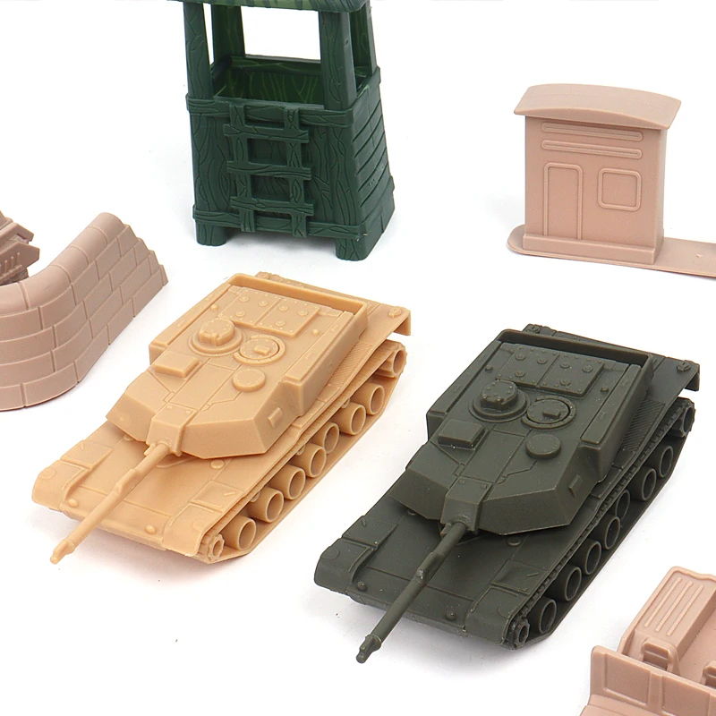 1:72  Scale PVC 52PCS Military Action Figures Set - Premium Role Best Gift Idea Play Military toys suit for Boys & Girls