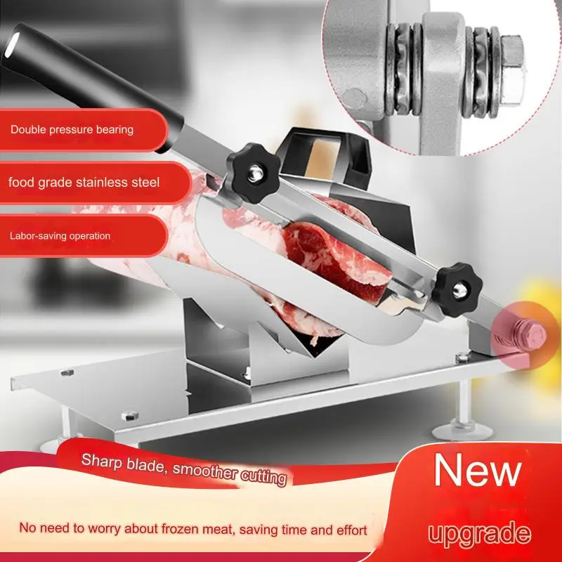 New multifunctional bacon slicing machine manual meat slicer for Home & Restaurant