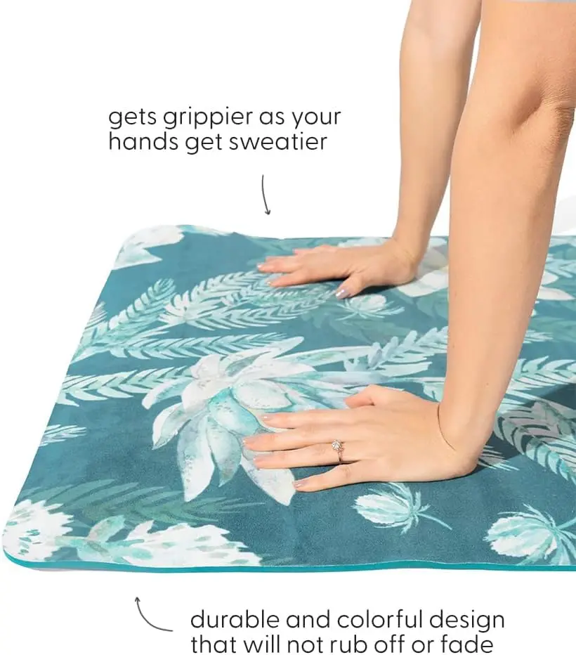 Hot Selling Durable 1.5mm Pilates Suede Mats Custom Logo Eco-friendly Natural Rubber Suede Sticky Yoga Mat