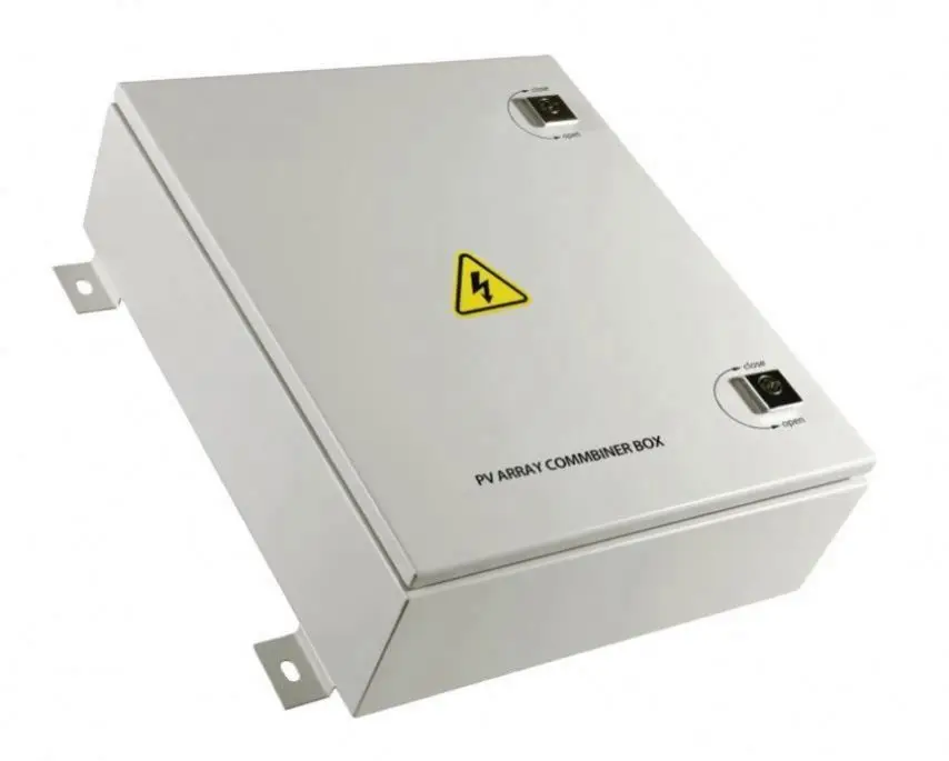 Saip/Saipwell Pv Combiner Lightning Arrester Wall Mounting Type 4 In 2 Out Waterproof String Box Grid Solar Panel System