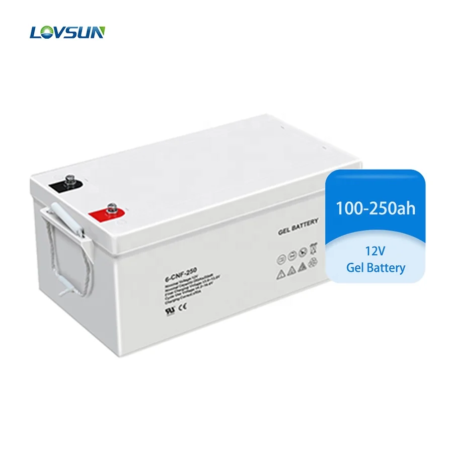 Hot Sale Solar AGM battery 150ah 200ah 250ah 300ah 12V GEL battery for solar panel system back up battery