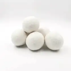100% Pure Organic Non-Toxic Wool Reusable wool bra laundry balls wash 100% pure wool dryer balls black