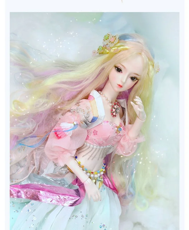 BS doll 1/3 BJD mechanical joint Body With makeup Including hair eyes clothes 60cm height girls kpop doll custom gift for girl