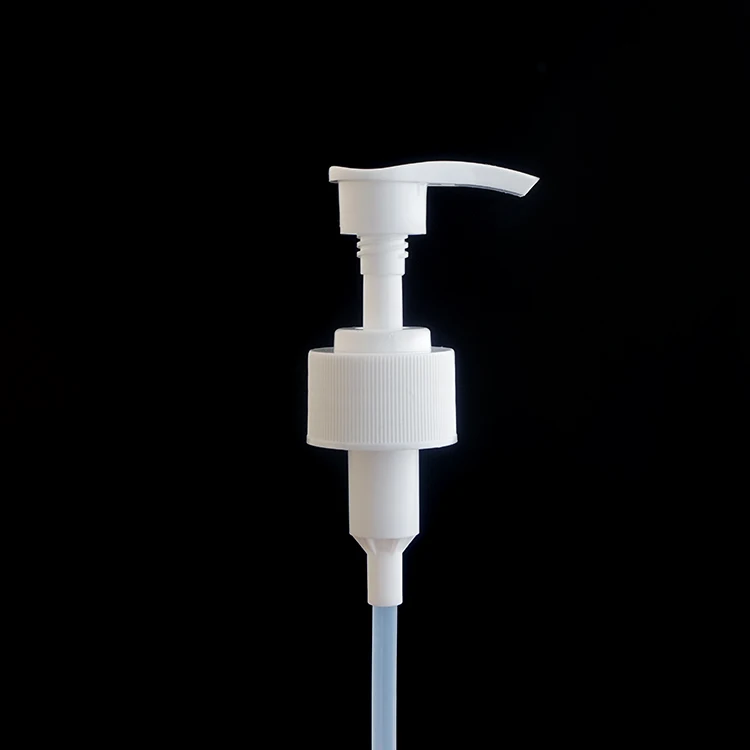 Fast Delivery Pop Up to Open White 28410 Lotion Pump With Stripe Surface, Extruding 2.2ml Output Each Time