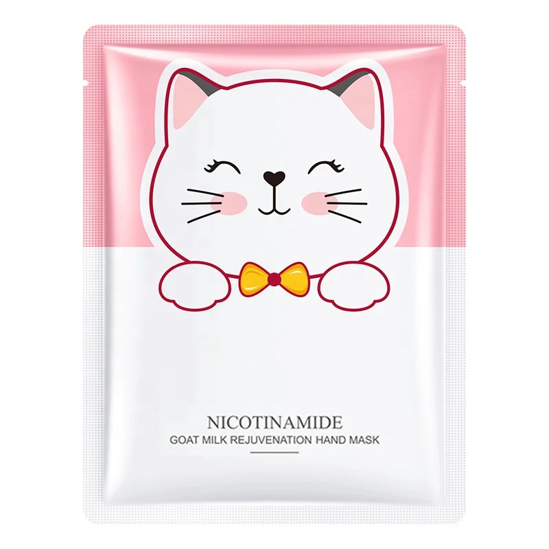 moisturizing smooth skin care beauty nicotinamide goat milk hand whitening mask
