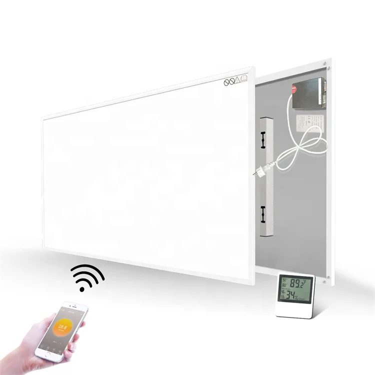 Byecold UV Printed Picture Far Infrared Carbon Crystal Heating Panels with bulit-in WiFi Thermostat