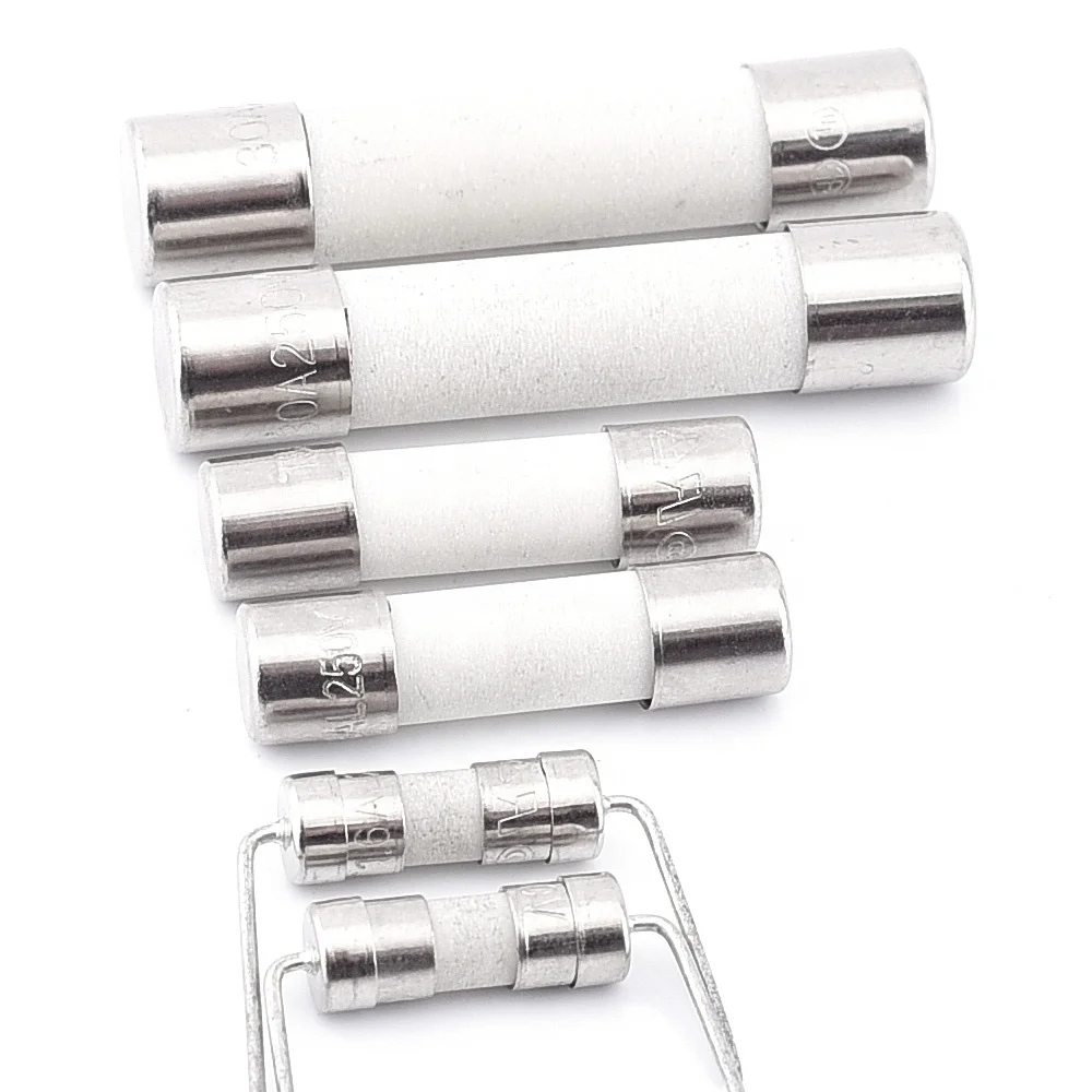 High Voltage 500V 600V 660V 1000V Electronic Fuse Types Cut OFF Fuse Link Ceramic Tube Fuse