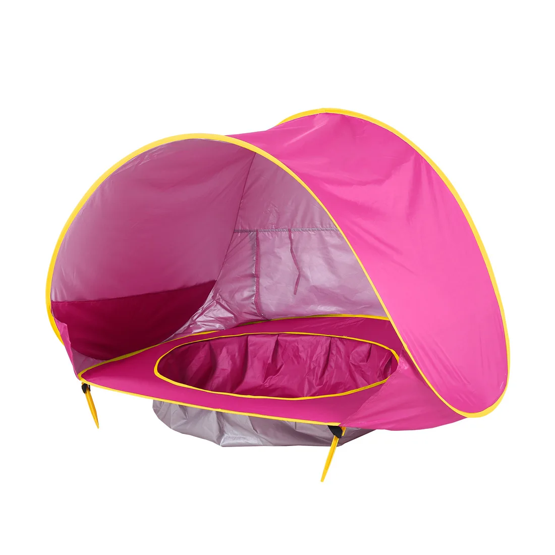 Beach cabana beach shade portable canopy fashion Baby Tent with Pool UP 50+  Outdoor Beach Tent for Aged 0-3