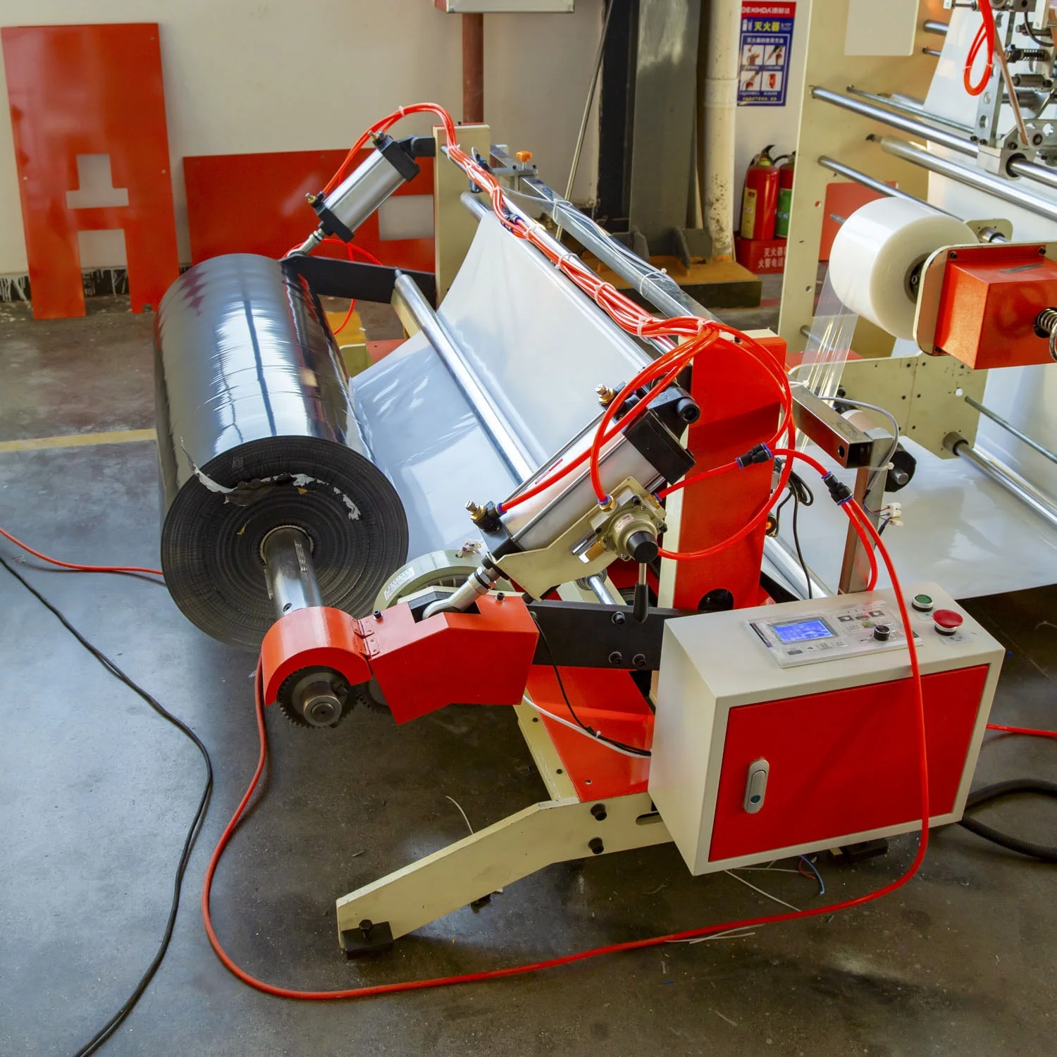 High speed  glue strips  security TNT courier  polythene mailing  UPS courier bag side sealing bag  making  machine