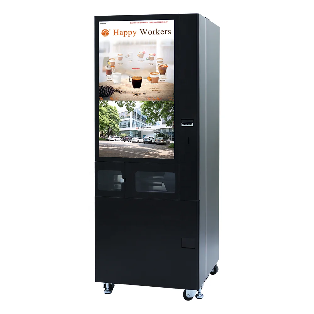 Fully Automatic Cup Dispenser for Coffee Vending Machine with Touch Screen