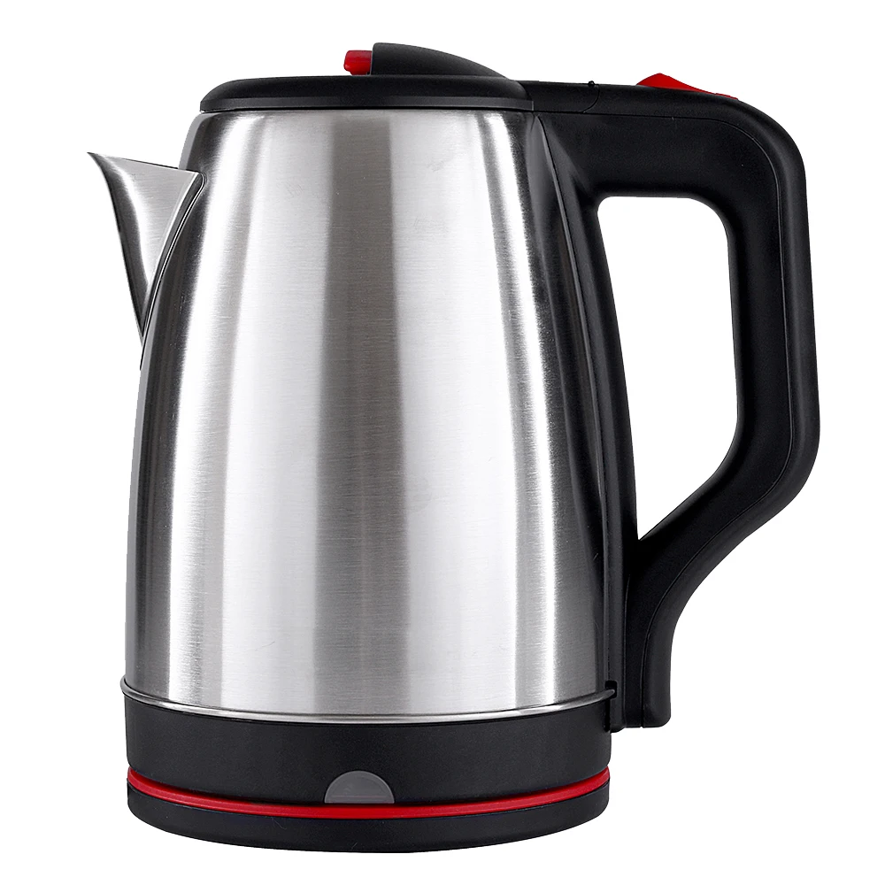 2L Stainless Steel Electric Tea Kettle Hot Water Boiler Strong Fast Boiling Cordless Pot With Boil Dry Protection