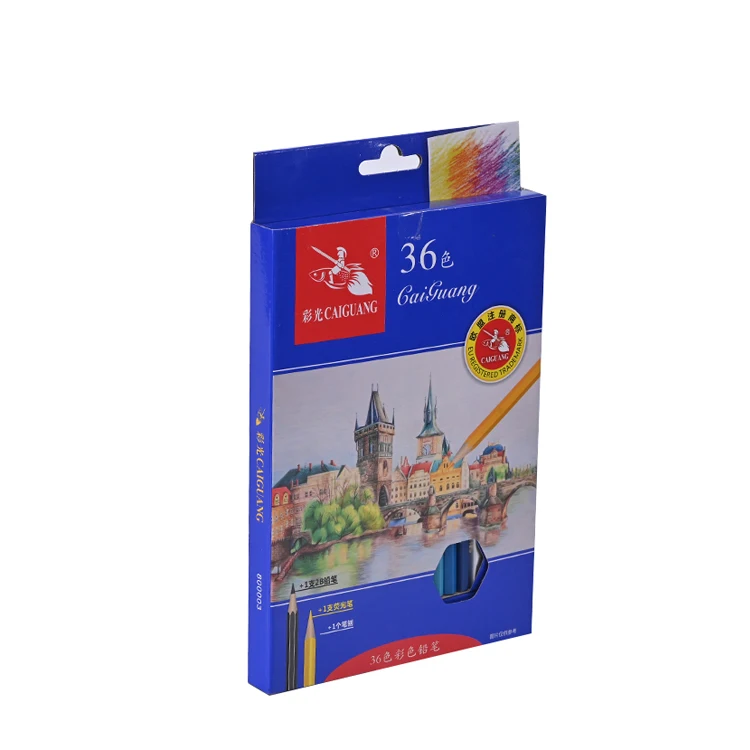 
Hot Selling In America Super Soft Leads Custom Rainbow Color Pencil for Christmas Gifts 