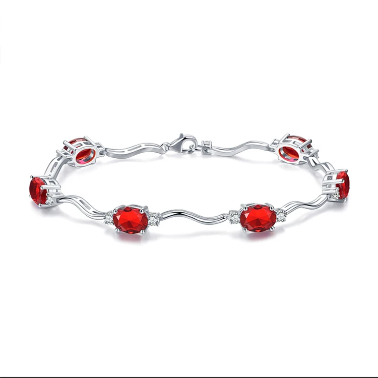 Brass  jewelry Colored cubic stones brass bracelets for woman