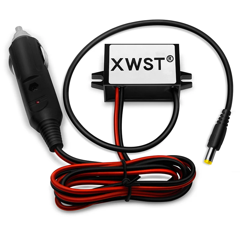 XWST DC DC Converter 24V to 12V 1-5A Car Power USB Output Power Adapter DC Port Car Cigar Lighter Port