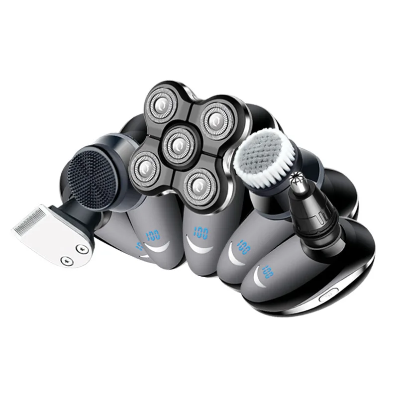 
Rechargeable Portable Electric Razor 3 5 in 1 Foil Plates Beard Women Body Balls Trimmers Shaver 