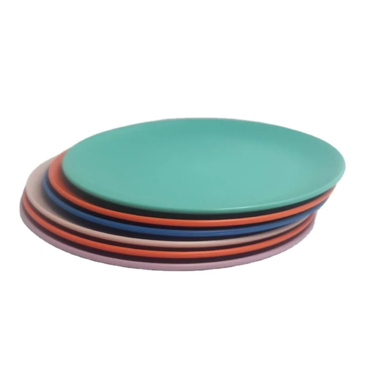 Factory Wholesale Melamine Plates Rpet Plastic Dinner Plate Round Dinner Food Plate