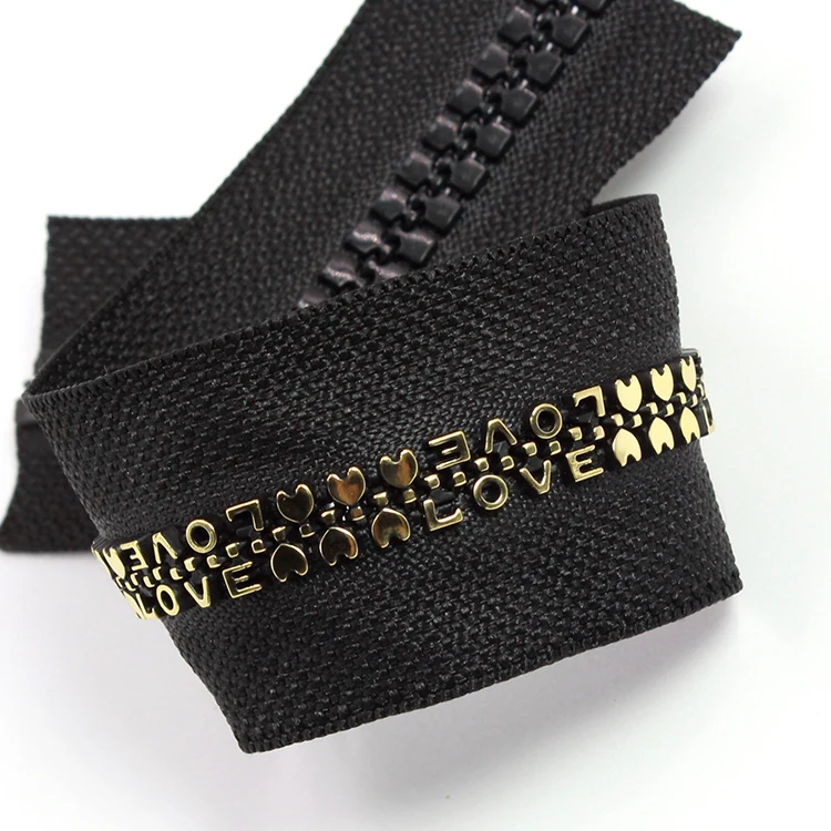 HVV special teeth black #5 low price long chain plastic zipper