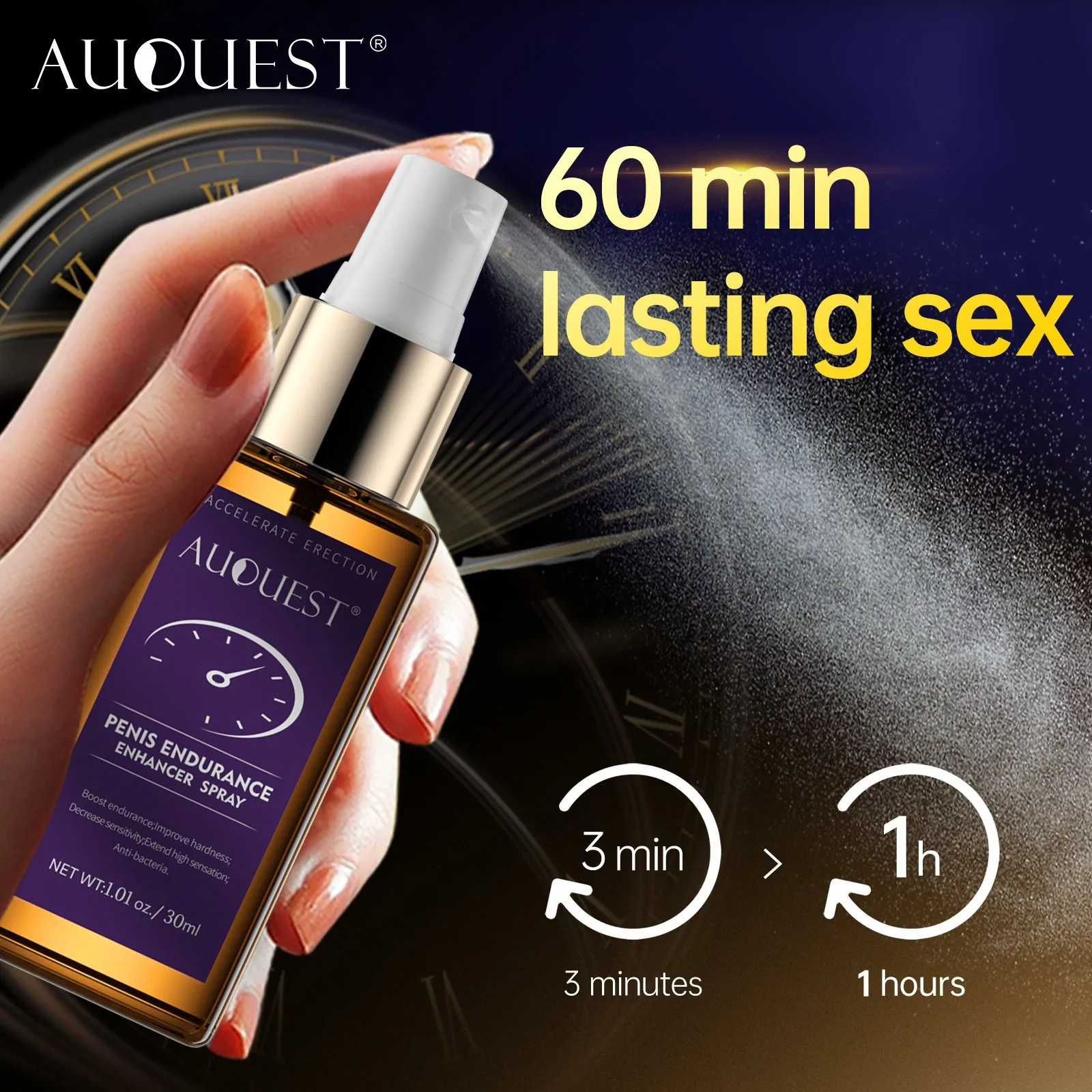 Male Lasting Spray For Men Enhanced Sexual Ability Eau De Toilette Charming Female Woman Essential Oil