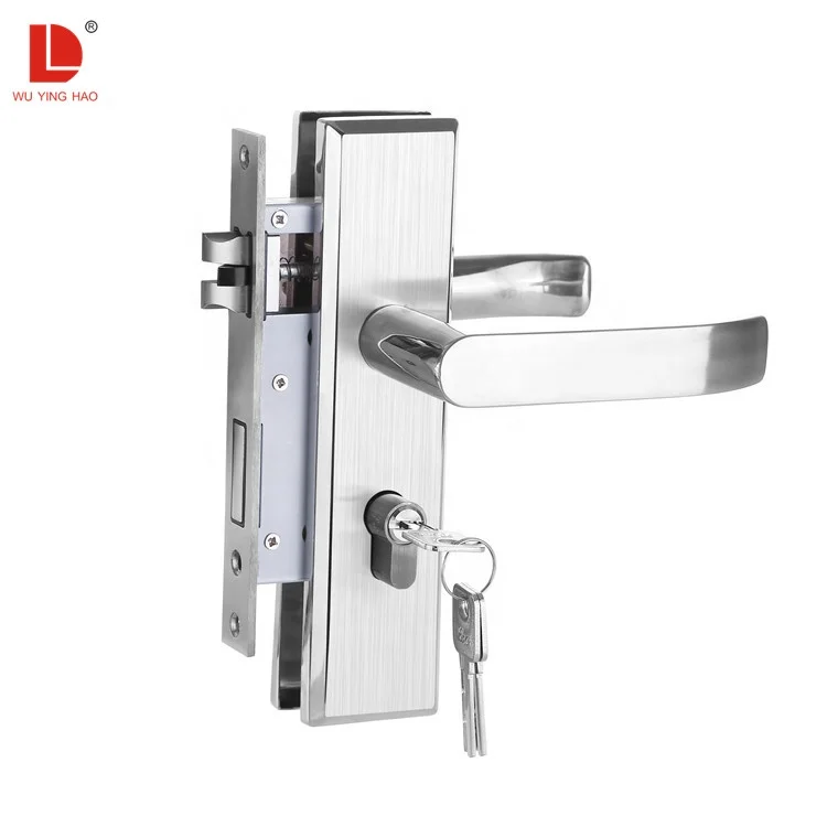 
WUYINGHAO stainless steel plate door handle set lock for interior and doors  (62455049369)