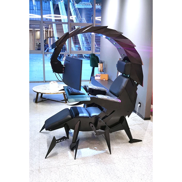 Hot Luxury Home Office Furniture Zero Gravity Wholesale Computer Cluvens Gaming Chair scorpion chair for 3 or 5 monitors