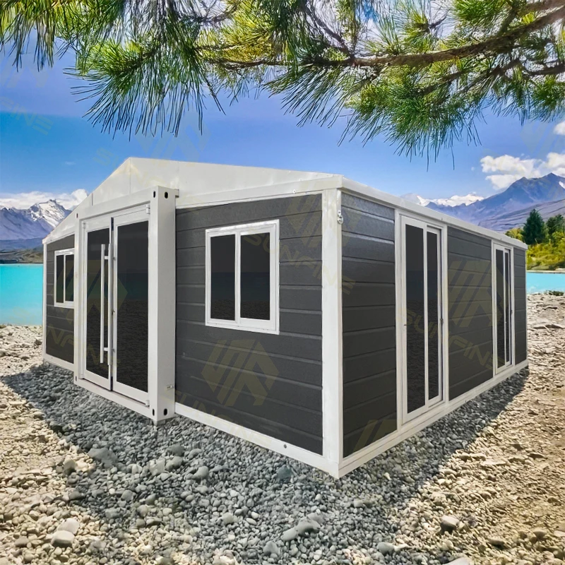 Modular Portable Prefab Expandable Container Home Cabin House Flexible Living Building With Kitchen Bathroom